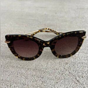 Krewe Monroe Tortoiseshell Sunglasses